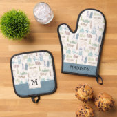 beroemd Landmarks Pattern Ovenwant & Pannenlap Set (Top down)