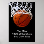 beroemd Motivatie Citaat Basketball Poster<br><div class="desc">Ik hou van dit spel. Populaire sport - Basketball Game Ball Afbeelding.</div>