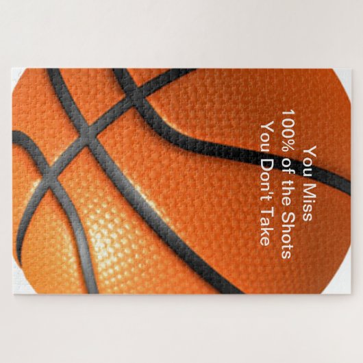 beroemd Motivatie Citaat Basketball Poster Legpuzzel (Horizontaal)