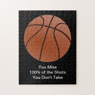 beroemd Motivatie Citaat Basketball Poster Legpuzzel