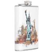 Beroemd oriëntatiepunt ontwerp heupfles (Rechts)