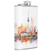 Beroemd oriëntatiepunt ontwerp heupfles (Rechts)