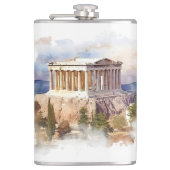 Beroemd oriëntatiepunt ontwerp heupfles (Voorkant)