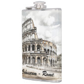 Beroemd oriëntatiepunt ontwerp heupfles (Links)