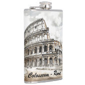 Beroemd oriëntatiepunt ontwerp heupfles (Rechts)