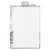 Beroemd oriëntatiepunt ontwerp heupfles (Achterkant)