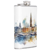 Beroemd oriëntatiepunt ontwerp heupfles (Rechts)