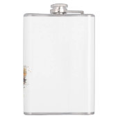 Beroemd oriëntatiepunt ontwerp heupfles (Achterkant)