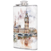 Beroemd oriëntatiepunt ontwerp heupfles (Links)