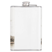 Beroemd oriëntatiepunt ontwerp heupfles (Achterkant)