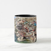 beroemd Popeye-dorp met kleurrijke huizen, Malta Mok (Midden)