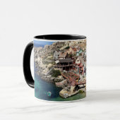 beroemd Popeye-dorp met kleurrijke huizen, Malta Mok (Voorkant links)