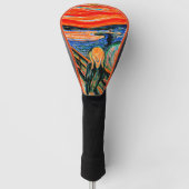 Beroemd schilderij, De Schreeuw, Edvard Munch Golfheadcover (Voorkant)