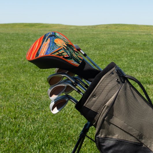 Beroemd schilderij, De Schreeuw, Edvard Munch Golfheadcover (Insitu)