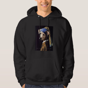 Beroemd schilderij meisje met een parel oorbel met hoodie