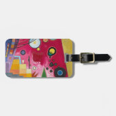 Beroemd schilderij rood bagagelabel (Voorkant horizontaal)