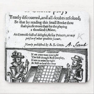 beroemd spel Chess, 1614 Muismat