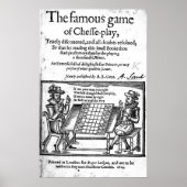 beroemd spel Chess, 1614 Poster (Voorkant)