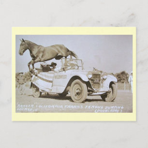 Beroemd Springpaard, Rodeo, Vintage van Californië Briefkaart