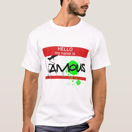 beroemd t-shirt (Voorkant)