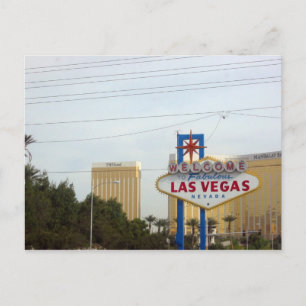 Beroemd teken van Vegas Briefkaart