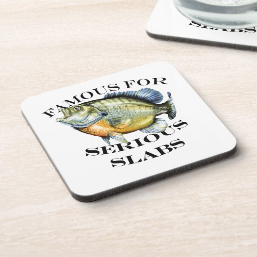 beroemd voor ernstig slakkenlicht bier onderzetter (Linkerzijde)