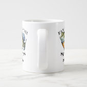 beroemd voor ernstig slakkenlicht grote koffiekop (Achterkant)