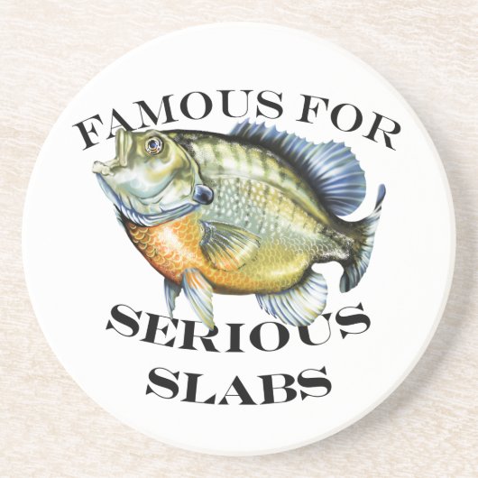 beroemd voor ernstig slakkenlicht zandsteen onderzetter (Voorkant)