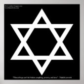 beroemd Yiddish Quote over het Poster van de liefd (Voorkant)