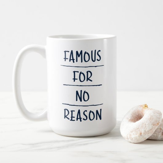 Beroemd zonder Reden Koffiemok (Met donut)