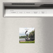 Beroemd zwaaiend meisje van Savannah Ga. Magneet (Insitu (Vaatwasser))