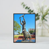 beroemd zwendelmeisje in Savannah, Georgia Briefkaart (Staand voorkant)