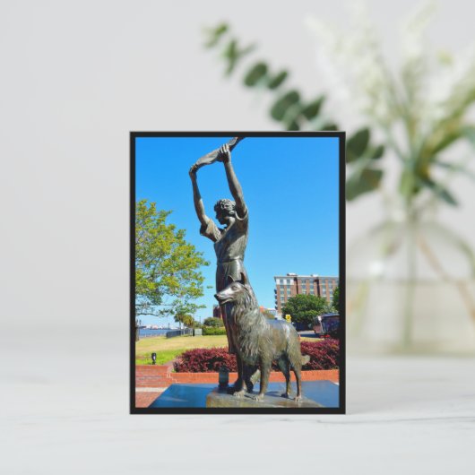 beroemd zwendelmeisje in Savannah, Georgia Briefkaart (Staand voorkant)