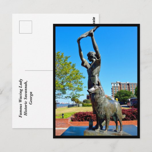 beroemd zwendelmeisje in Savannah, Georgia Briefkaart (Voorkant / Achterkant)