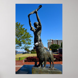 beroemd zwendelmeisje in Savannah, Georgia Poster