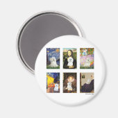 Beroemde Art Maltese Composiet (transparant) Magneet (Voorkant / Achterkant)