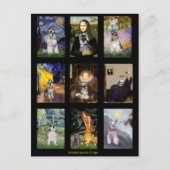 Beroemde Art Schnauzer Composite Briefkaart (Voorkant)