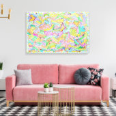 Beroemde artiesten Namen en Art Words Canvas Afdruk (Insitu (Woonkamer))