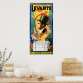  beroemde Australische illusionist Levante Poster (Keuken)