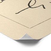 beroemde autografieken 2 poster (Hoek)