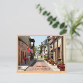 Beroemde Aviles Street oudste in het land Feestdagenkaart (Staand voorkant)