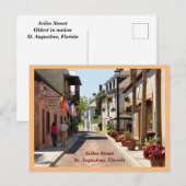 Beroemde Aviles Street oudste in het land Feestdagenkaart (Voorkant / Achterkant)