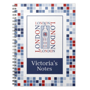 Beroemde bezienswaardigheid Big Ben London UK Notitieboek