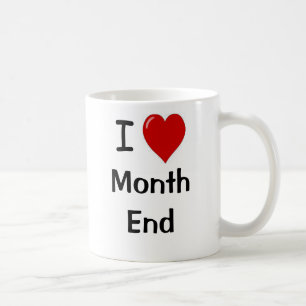Beroemde boekhoudkundige quote I Love Month End Jo Koffiemok
