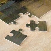 Beroemde Bruggen over de Tiber Rome. Legpuzzel (Zijkant)