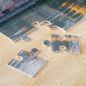 Beroemde Bruggen over de Tiber Rome. Legpuzzel (Zijkant)