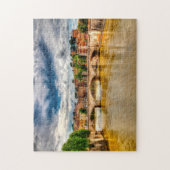 Beroemde Bruggen over de Tiber Rome. Legpuzzel (Verticaal)