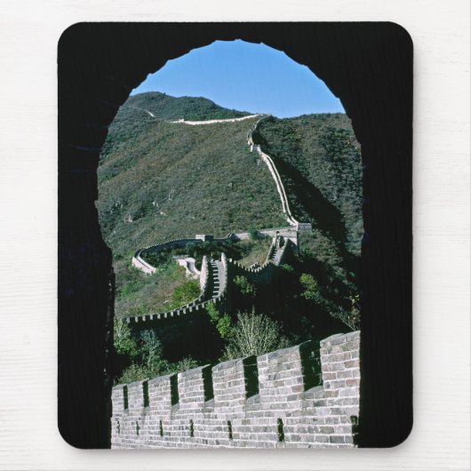Beroemde Chinese Muur van China - Peking, Azië Muismat (Voorkant)