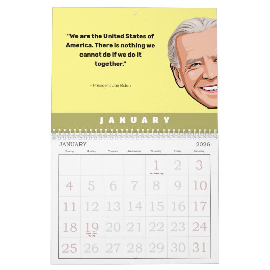 Beroemde citaten van Joe Biden Kalender (Jan 2026)