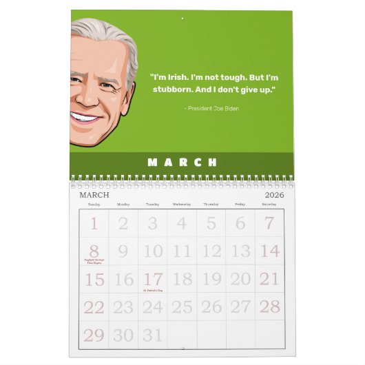 Beroemde citaten van Joe Biden Kalender (Mar 2026)